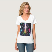 魔法のレインボーソードアニメガール Tシャツ (正面フル)