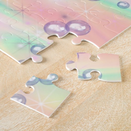 魔法のレインボーベビーガールメルメイド ジグソーパズル (側面)