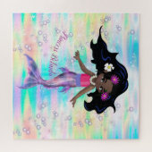 魔法のレインボーベビーガールメルメイド ジグソーパズル (横)