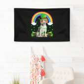 魔法のレインボーレプレシャンBeagle Dog St. Patrick' 横断幕 (インサイチュ)