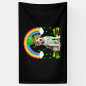 魔法のレインボーレプレシャンBeagle Dog St. Patrick' 横断幕 (縦)