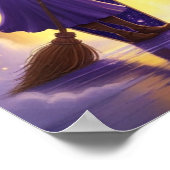 魔法のレターW ウォールアートポスター キッズルーム ポスター (角)