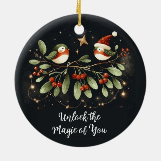 魔法のロック解除 セラミックオーナメント (裏面)