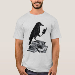 魔法のワタリガラスと学術書 Tシャツ