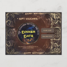 魔法のヴィンテージ ファンタジー 誕生日 ギフト バウチャー