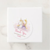 魔法の一日 ユニコーン 誕生日パーティー ラウンド フェイバータグ (インサイチュ)
