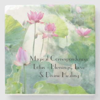 魔法の一致Coster: はす ストーンコースター