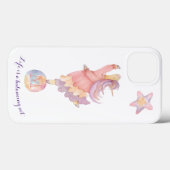 魔法の一角パーソナライズされた獣の水彩 Case-Mate iPhoneケース (裏面 (横))