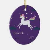魔法の一角星の星,雲 セラミックオーナメント (右)