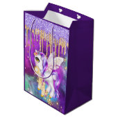 魔法の一角獣宇宙グリッター銀河系スパークルガール ミディアムペーパーバッグ (裏面アングル)