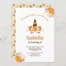 魔法の一角獣秋ハロウィーン誕生パーティー