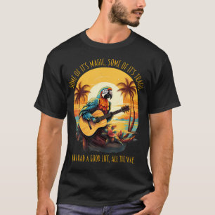魔法の一部は悲劇的なオウムのファン Tシャツ
