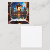 魔法の不思議なユートピアの世界 スクエア名刺 (正面/裏面)