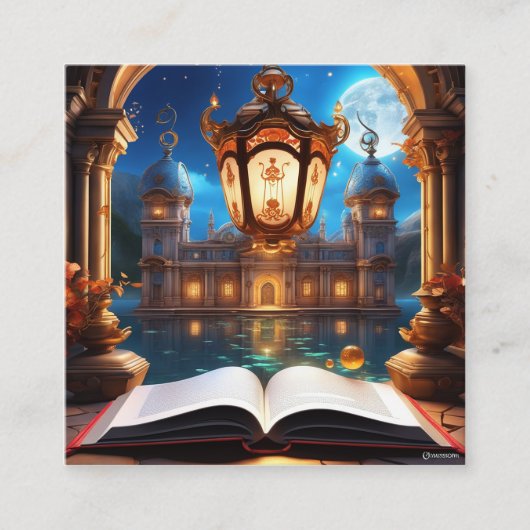 魔法の不思議なユートピアの世界 スクエア名刺 (正面)