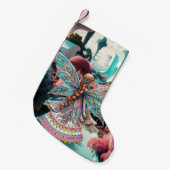 魔法の世界疑問に思 スモールクリスマスストッキング (正面 (吊り時))