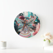 魔法の世界疑問に思 ラージ壁時計 (ホーム)