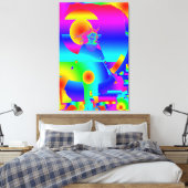 魔法の世界 キャンバスプリント (インサイチュ (寝室))