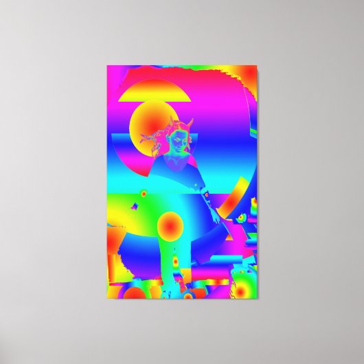 魔法の世界 キャンバスプリント (正面)