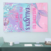 魔法の人魚のテールバナー – 海の下 横断幕 (トレードショー)