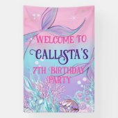 魔法の人魚のテールバナー – 海の下 横断幕 (縦)