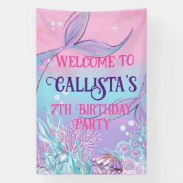 魔法の人魚のテールバナー – 海の下 横断幕