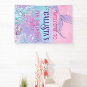 魔法の人魚のテールバナー – 海の下 横断幕 (インサイチュ)