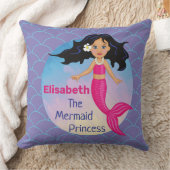 魔法の人魚の下ザシー誕生日 クッション (ブランケット)