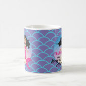 魔法の人魚の下ザシー誕生日 コーヒーマグカップ (中央)