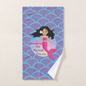 魔法の人魚の下ザシー誕生日 バスタオルセット (ハンドタオル)