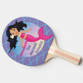 魔法の人魚の下ザシー誕生日 卓球ラケット (横)