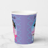 魔法の人魚の下ザシー誕生日 紙コップ (右)