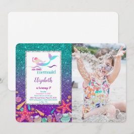 魔法の人魚の写真招待状 招待状