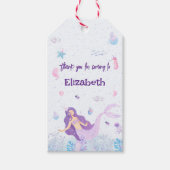 魔法の人魚の子供たちの誕生日 ギフトタグ (正面)
