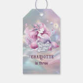 魔法の人魚の子供の誕生日パーティー ギフトタグ (裏面)