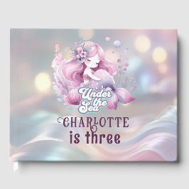 魔法の人魚の子供の誕生日パーティー ゲストブック