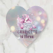 魔法の人魚の子供の誕生日パーティー フェイバータグ (裏面)