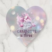 魔法の人魚の子供の誕生日パーティー フェイバータグ (正面)