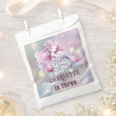 魔法の人魚の子供の誕生日パーティー フェイバーバッグ (クリップ留めされた状態)