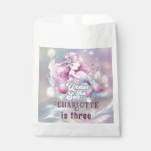 魔法の人魚の子供の誕生日パーティー フェイバーバッグ (正面)