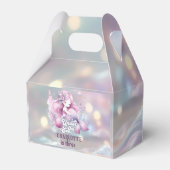 魔法の人魚の子供の誕生日パーティー フェイバーボックス (正面サイド)