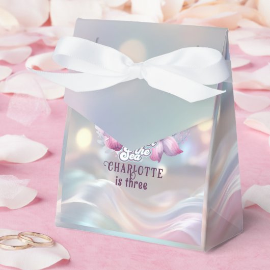 魔法の人魚の子供の誕生日パーティー フェイバーボックス (ウェディング)