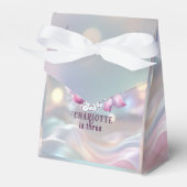 魔法の人魚の子供の誕生日パーティー フェイバーボックス (正面サイド)