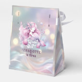 魔法の人魚の子供の誕生日パーティー フェイバーボックス (裏面サイド)