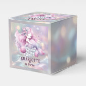 魔法の人魚の子供の誕生日パーティー フェイバーボックス (正面サイド)