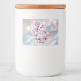 魔法の人魚の子供の誕生日パーティー フードラベル