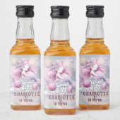 魔法の人魚の子供の誕生日パーティー リキュールボトルラベル (ボトル)