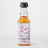 魔法の人魚の子供の誕生日パーティー リキュールボトルラベル (正面)