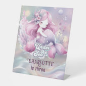 魔法の人魚の子供の誕生日パーティー 台座サイン (正面)