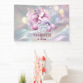 魔法の人魚の子供の誕生日パーティー 横断幕 (インサイチュ)