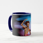 魔法の人魚の月のコーヒー・マグ マグカップ (正面左)
